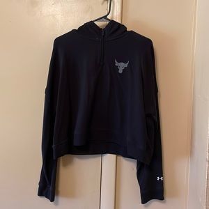 Project Rock: Underarmour - Warrior Mana Crop Hoodie